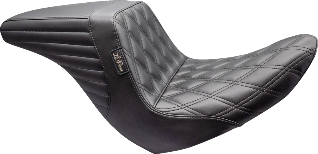 LE PERA Kickflip Up Front Seat - Double Diamond - Black - FL/FX '18-'24 LYRU-590DD
