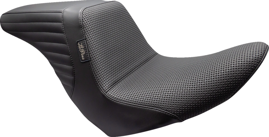 LE PERA Kickflip Up Front Seat - Basketweave - Black - FL/FX '18-'24 LYRU-590BW