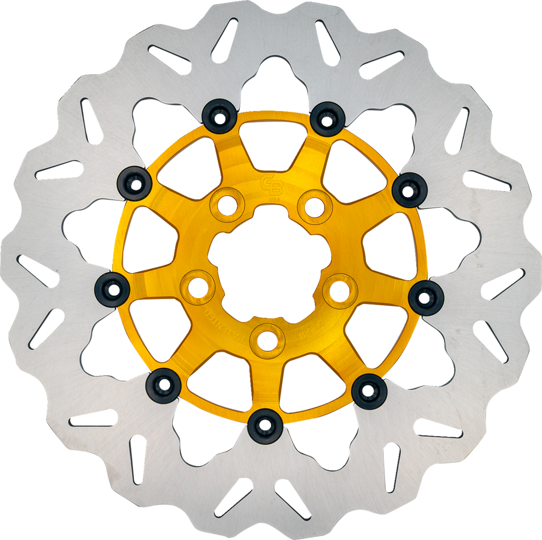 GBRAKES Brake Rotor - Rear - Gold DF681CWS-G