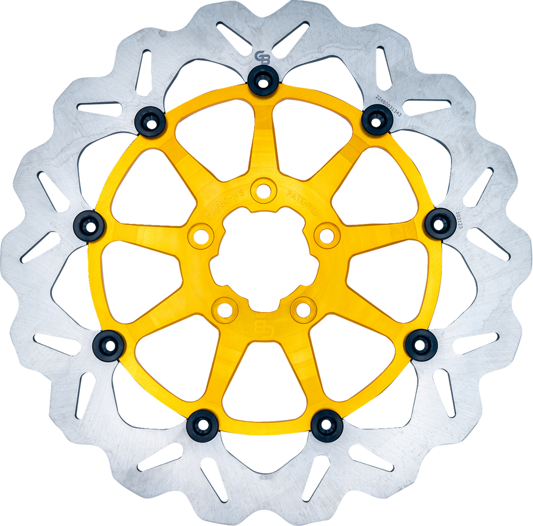 GBRAKES Brake Rotor - Front - Gold DF680CWS-G