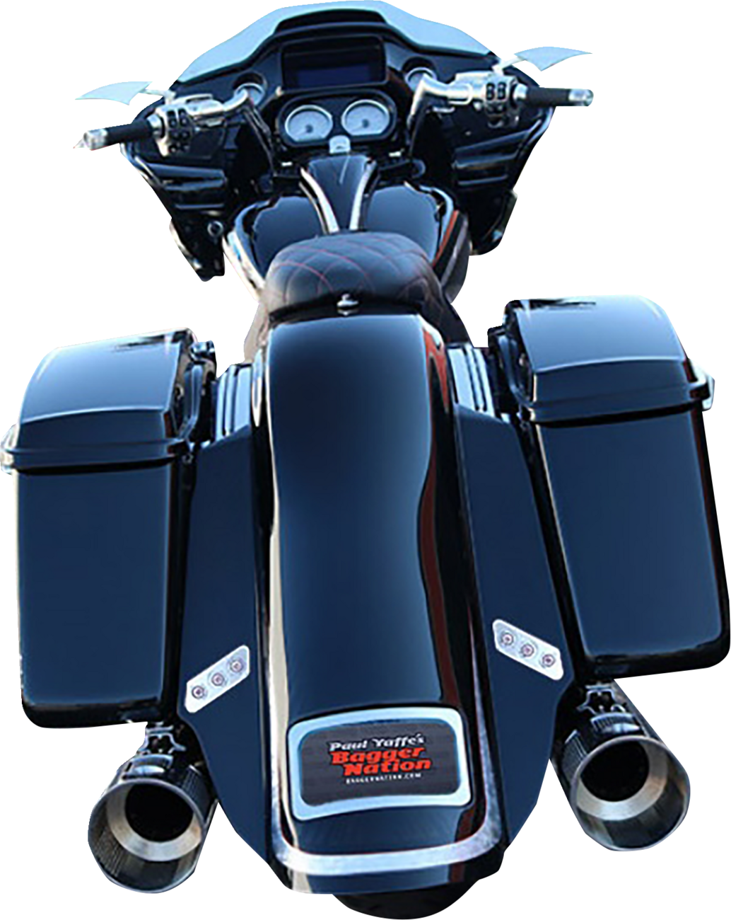 PAUL YAFFE BAGGER NATION Thunder-Pod Taillight Kit - Slanted - Chrome PYO:TSLP-C