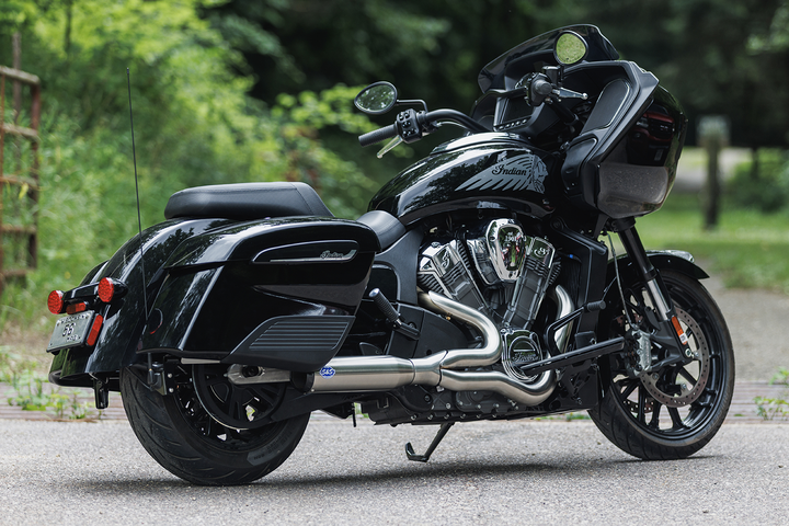 S&S CYCLE 2-into-1 Qualifier Exhaust System - 50-State - Brushed - Stainless Steel 550-1083