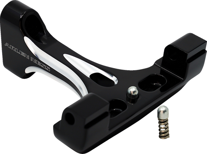 ARLEN NESS Forged Floorboard Mounts - Passenger - Black 410-033