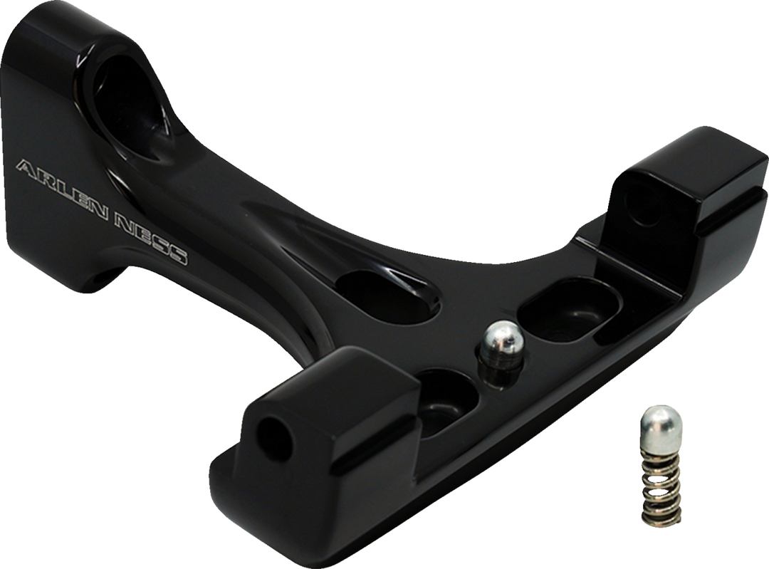 ARLEN NESS Forged Floorboard Mounts - Passenger - All Black 410-032