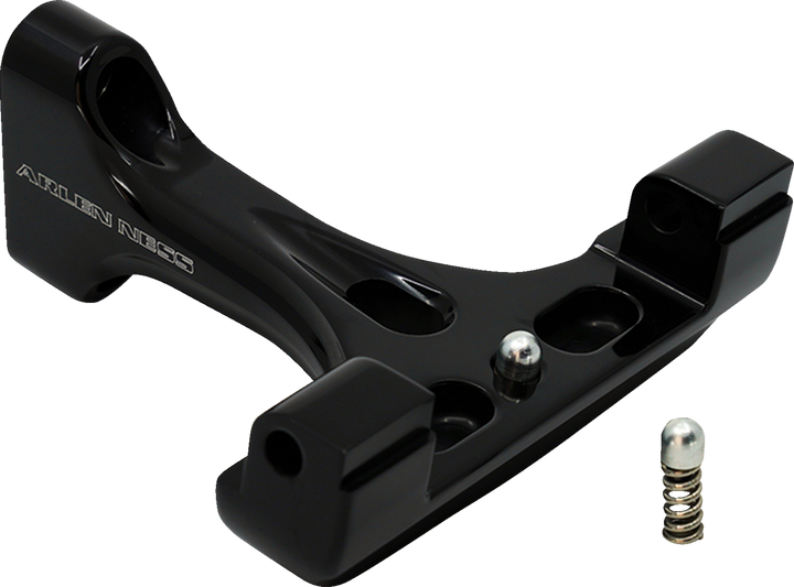 ARLEN NESS Forged Floorboard Mounts - Passenger - All Black 410-032