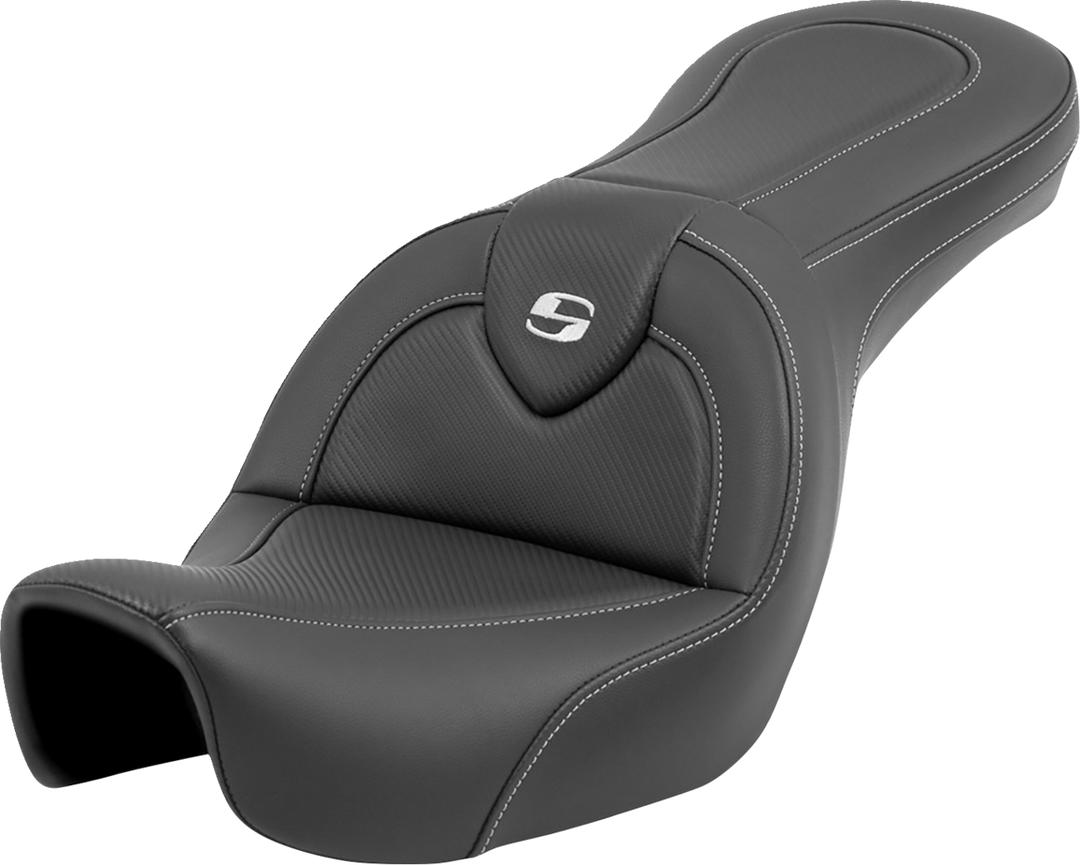 SADDLEMEN Roadsofa™ Seat - Carbon Fiber - without Backrest - FXD '06-'17 806-04-185