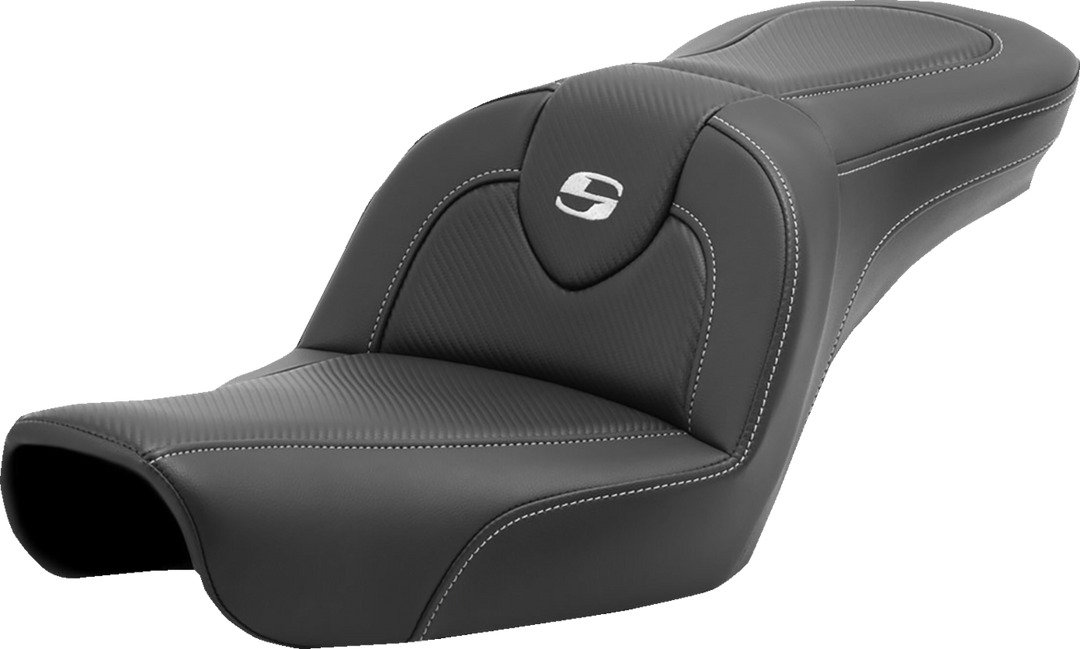 SADDLEMEN Roadsofa™ Seat - Carbon Fiber - without Backrest - FXD '96-'03 896-04-185