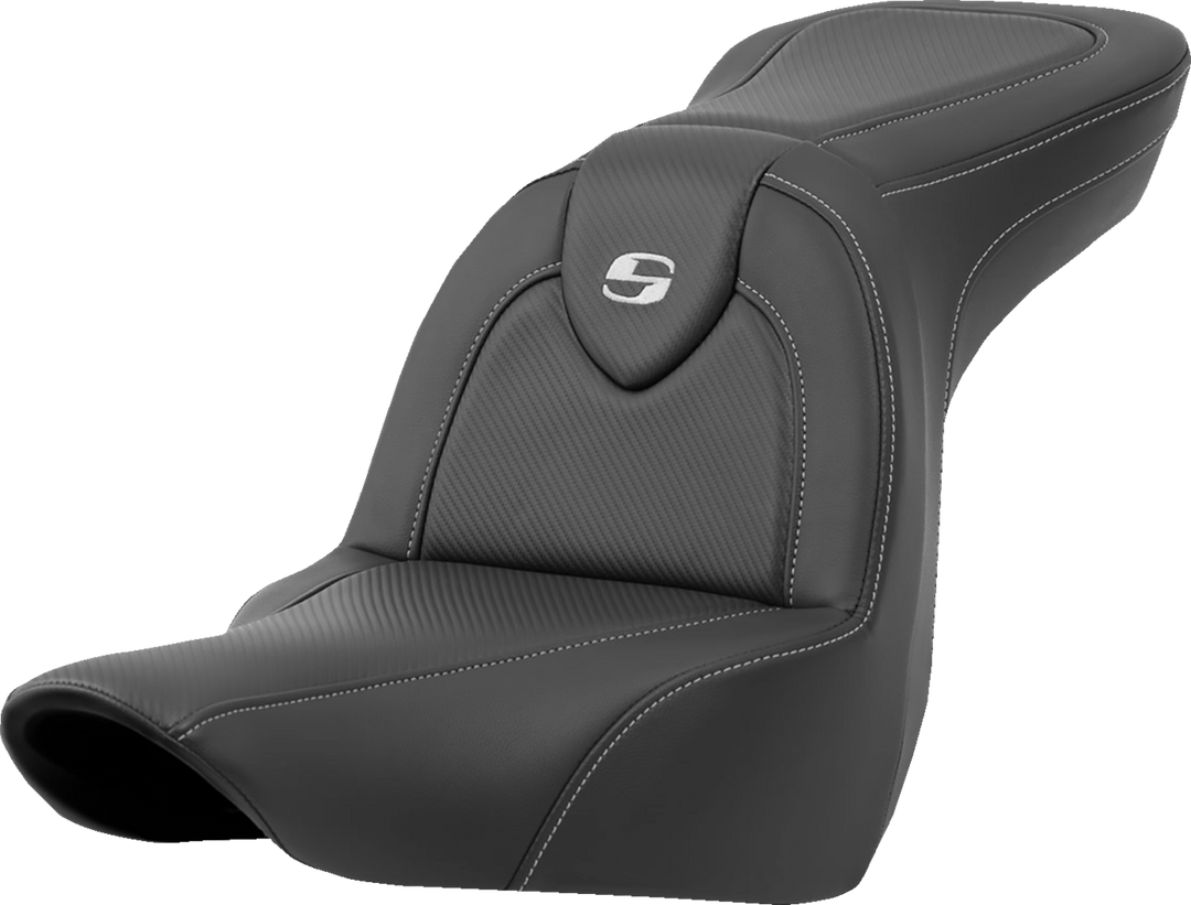SADDLEMEN Roadsofa™ Seat - Carbon Fiber - without Backrest - FXLR/FLSB '18-'25 818-29-185