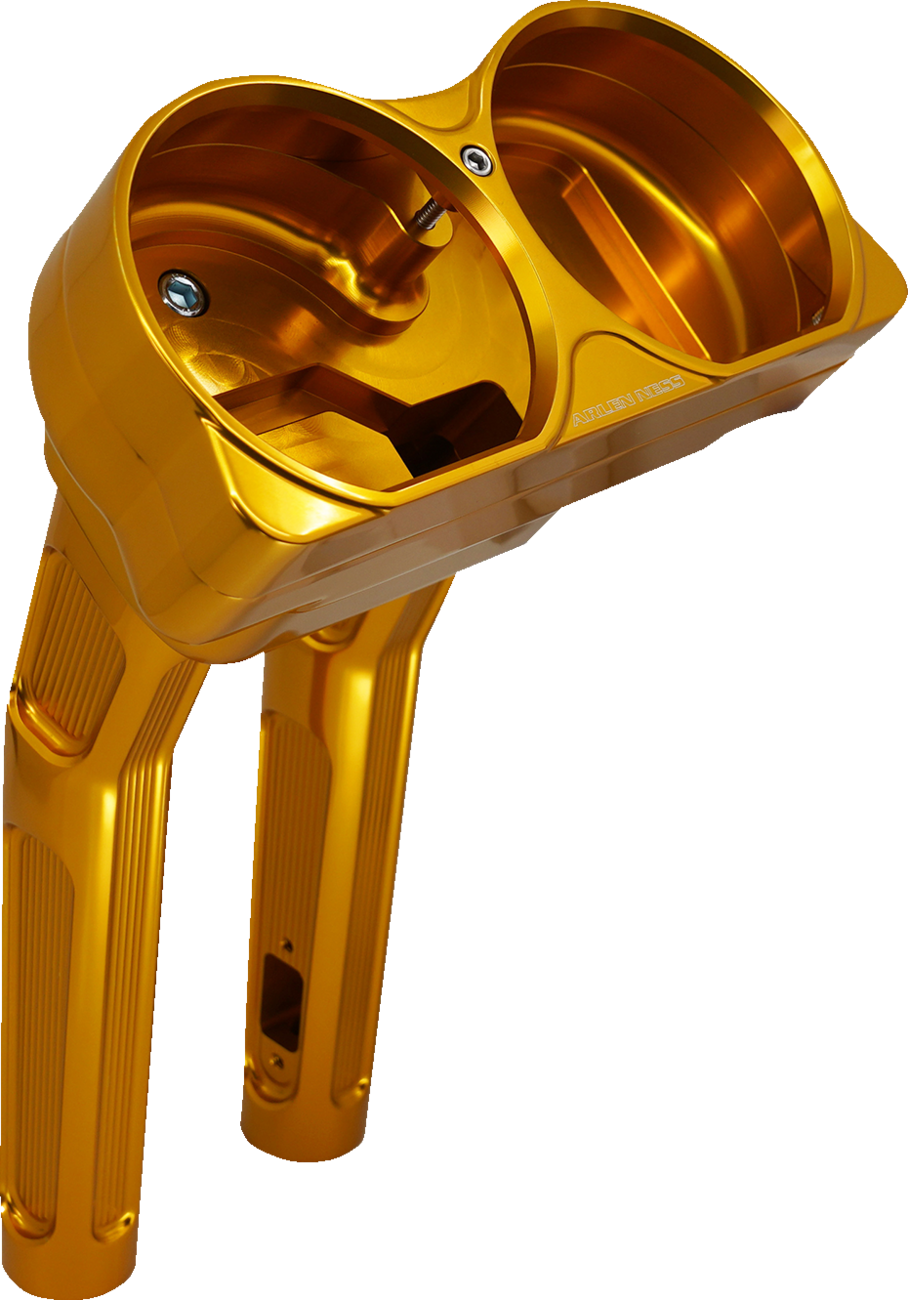 ARLEN NESS Method Kickback Handlebar Riser - 10" - Gold 520-046