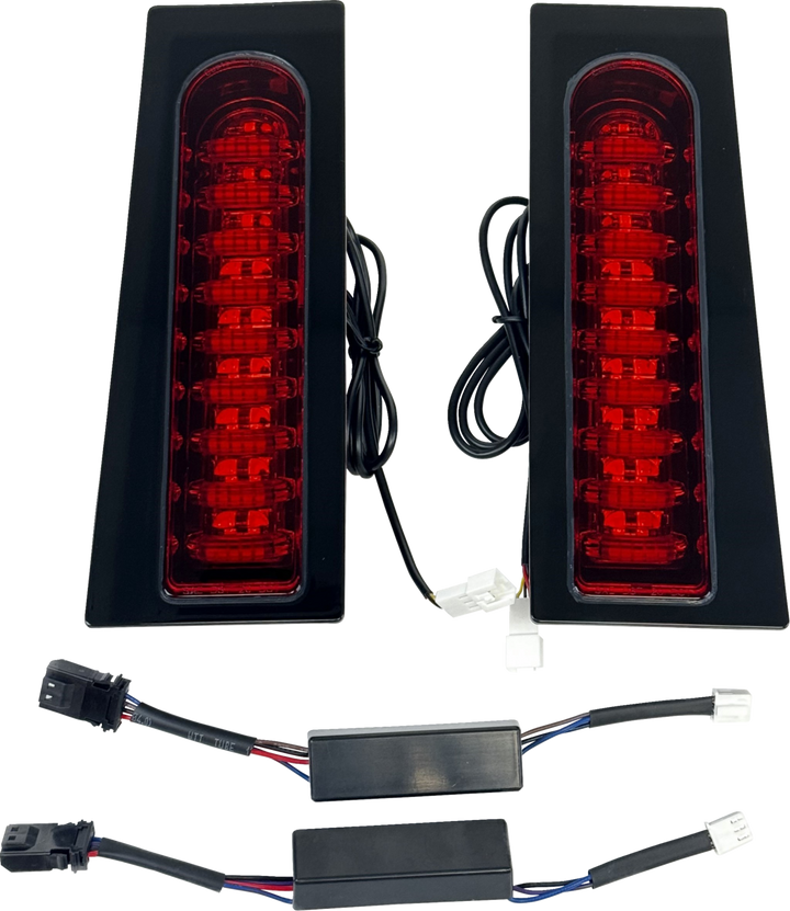 CUSTOM DYNAMICS ProBEAM® Auxiliary Fillerz® - Run/Brake/Turn - Red Lens - Gloss Black PB-FILL-23-RB