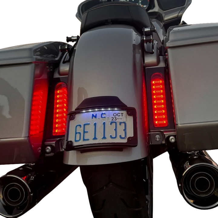 CUSTOM DYNAMICS ProBEAM® Auxiliary Fillerz® - Run/Brake/Turn - Red Lens - Gloss Black PB-FILL-23-RB