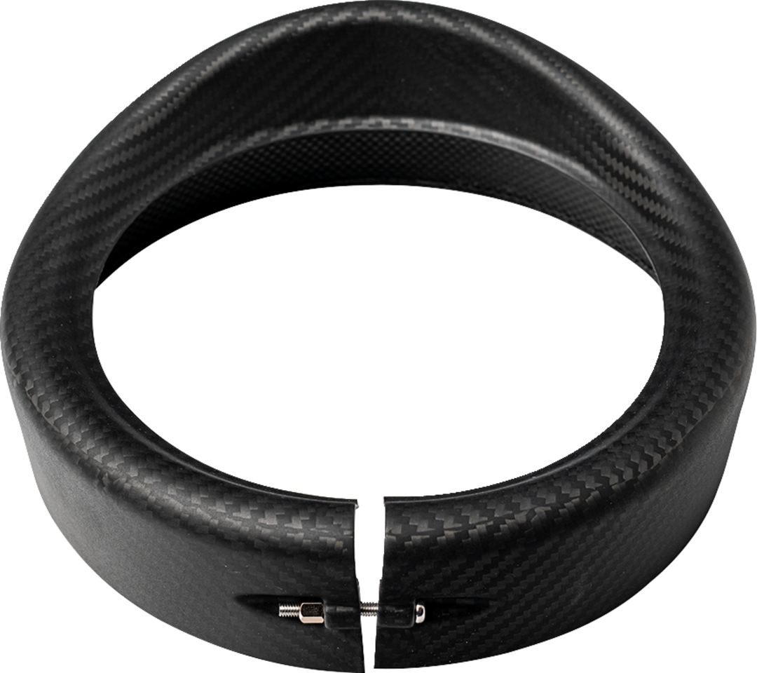 SLYFOX Headlight Trim w/ Visor - 7" - Matte 1508-3112