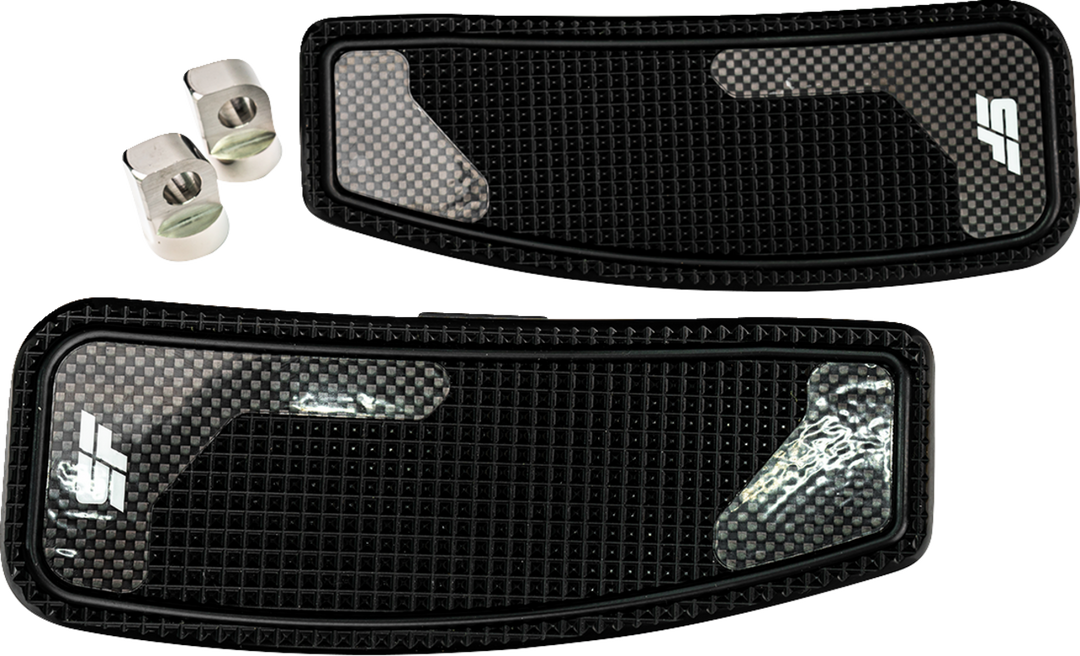 SLYFOX Mini Floorboards - Black Anodized - Male Mount SF-906-00-1