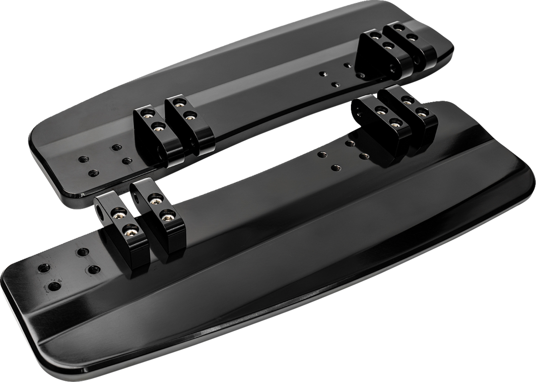 SLYFOX Driver Floorboards - Black Anodized - Touring SF-905-00-1