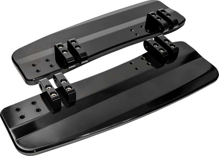SLYFOX Driver Floorboards - Black Anodized - Touring SF-905-00-1