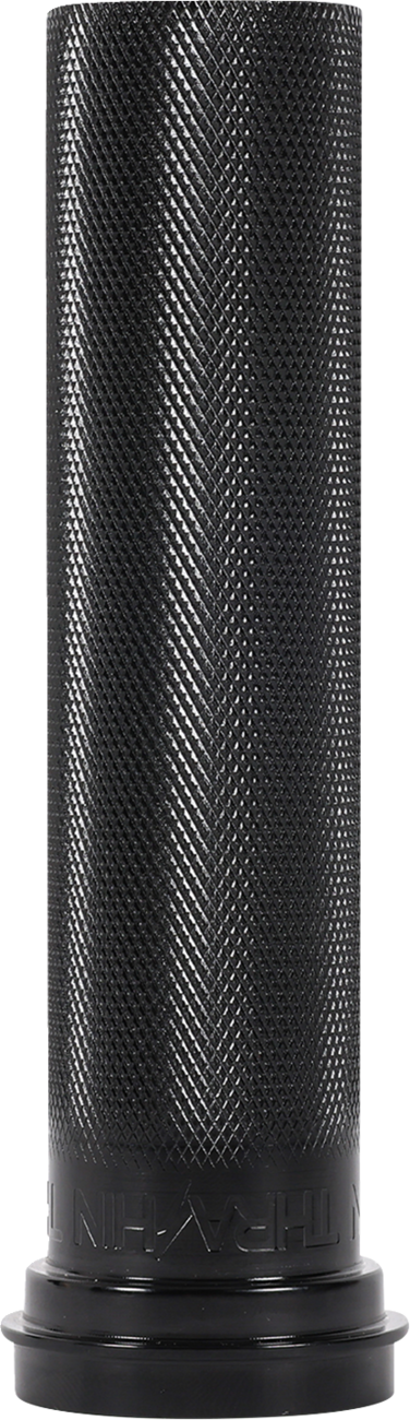 THRASHIN SUPPLY CO. Throttle Tube - Knurled - 1" - TBW - Touring - Black - TSC-2704-1