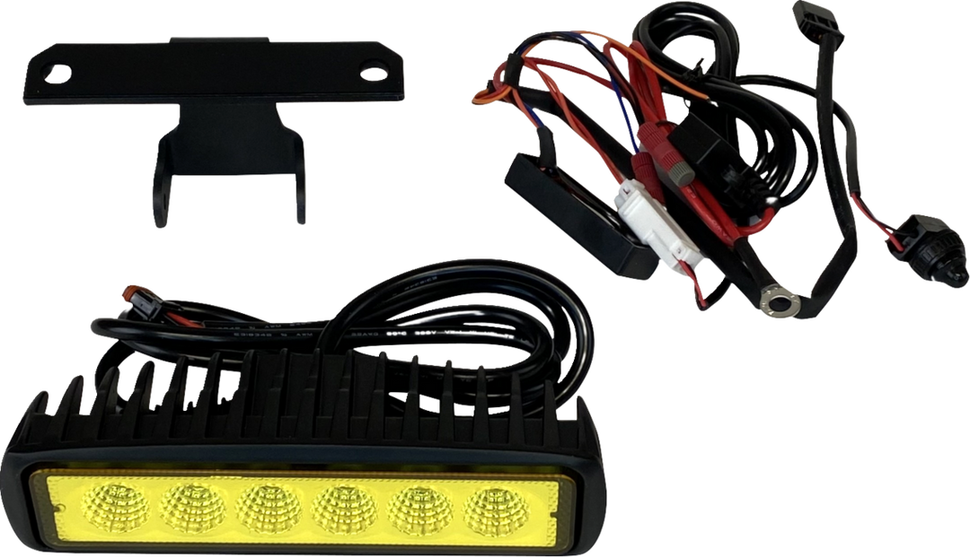 CUSTOM DYNAMICS LED Light Bar - Yellow Lens - Road FLTR RG-LB-Y-KIT