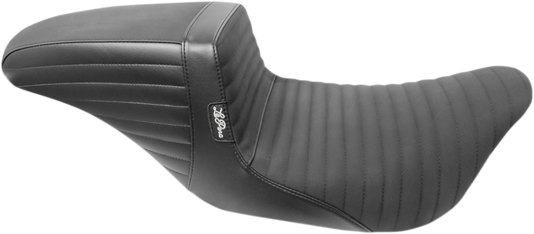 LE PERA Kickflip Seat - Pleated w/ Gripp Tape - Black - FL '08-'25 LK-597PTGP