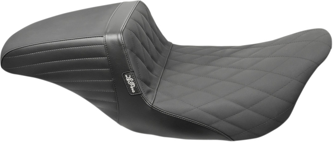 LE PERA Kickflip Seat - Diamond w/ Gripp Tape - Black - FL '08-'25 LK-597DMGP
