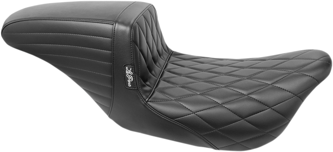 LE PERA Kickflip Daddy Long Legs Seat - Diamond - Black - FL '08-'25 LK-597DLDM