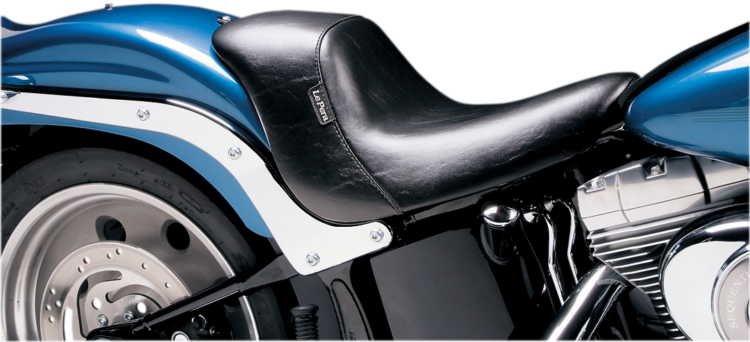 LE PERA Bare Bones Up-Front Solo Seat - Black - FL/FX '06-'17 LKU-007