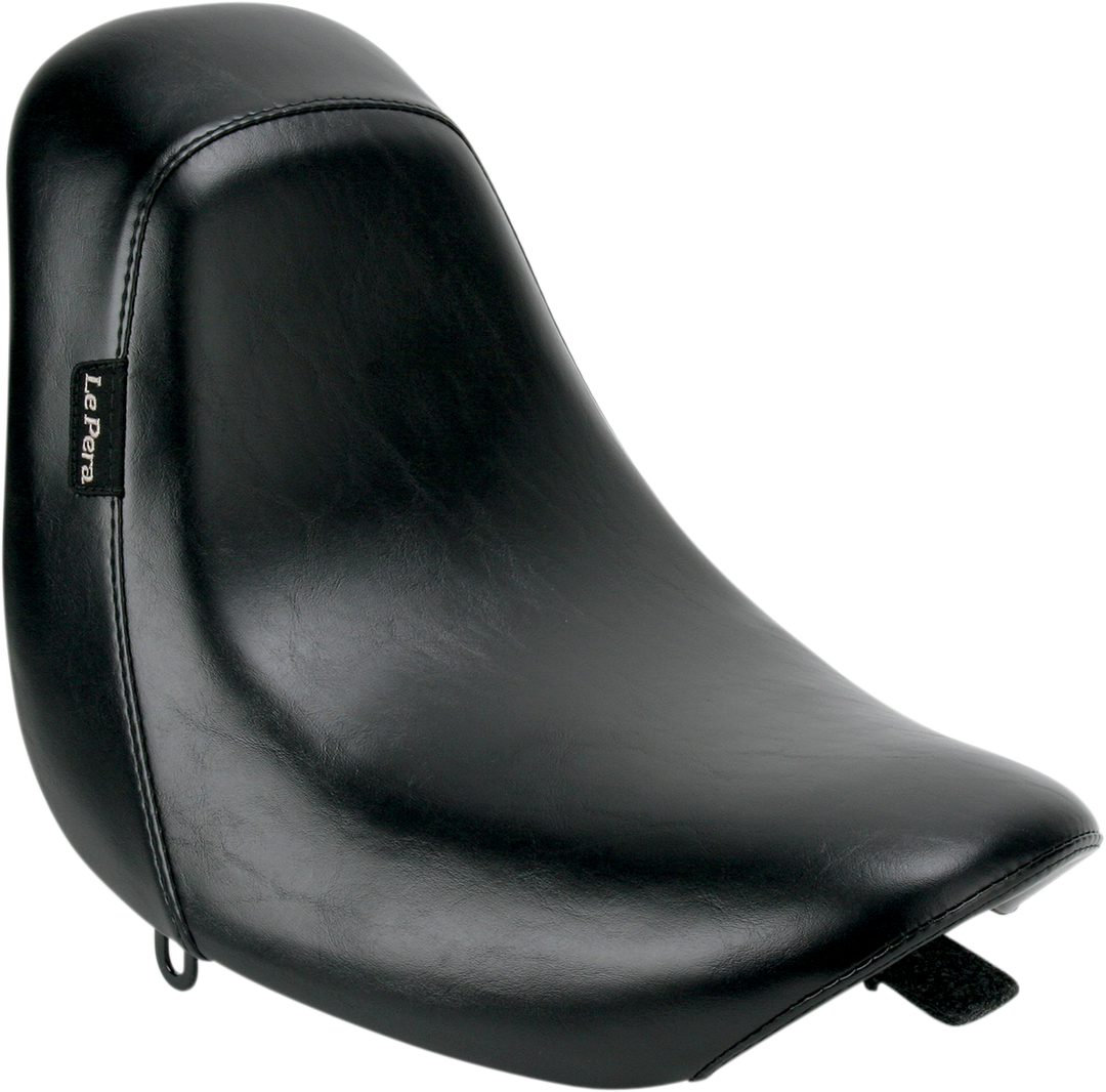 LE PERA Bare Bones Solo Seat - Smooth - Black - Deuce - FXST '00-'07 LD-007