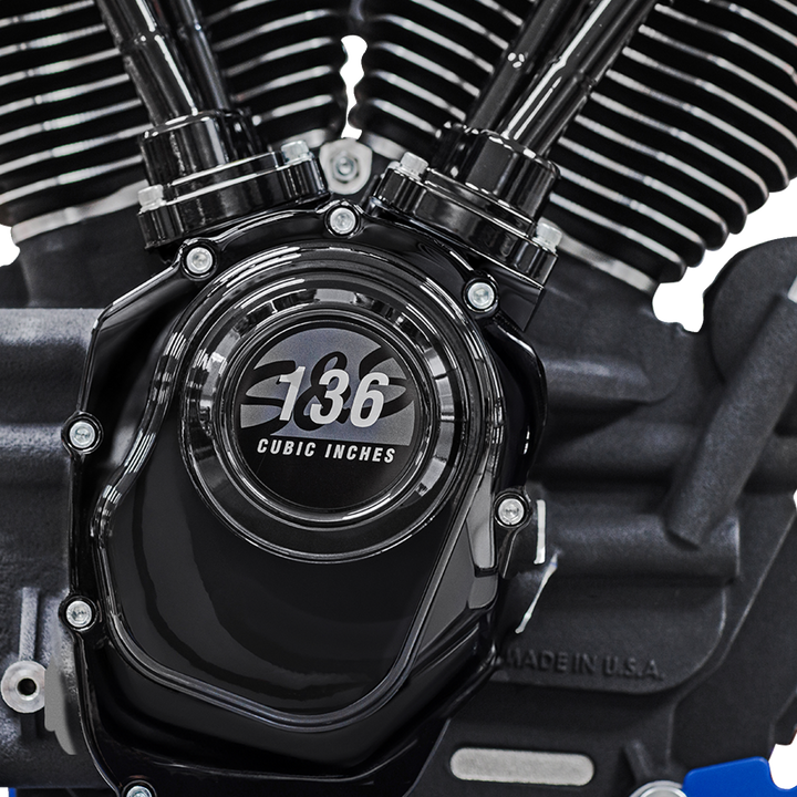 S&S CYCLE MK136 Black Edition Engine - 475G Gear Drive - Oil Cooled - 49 State - M8 Touring 310-1290
