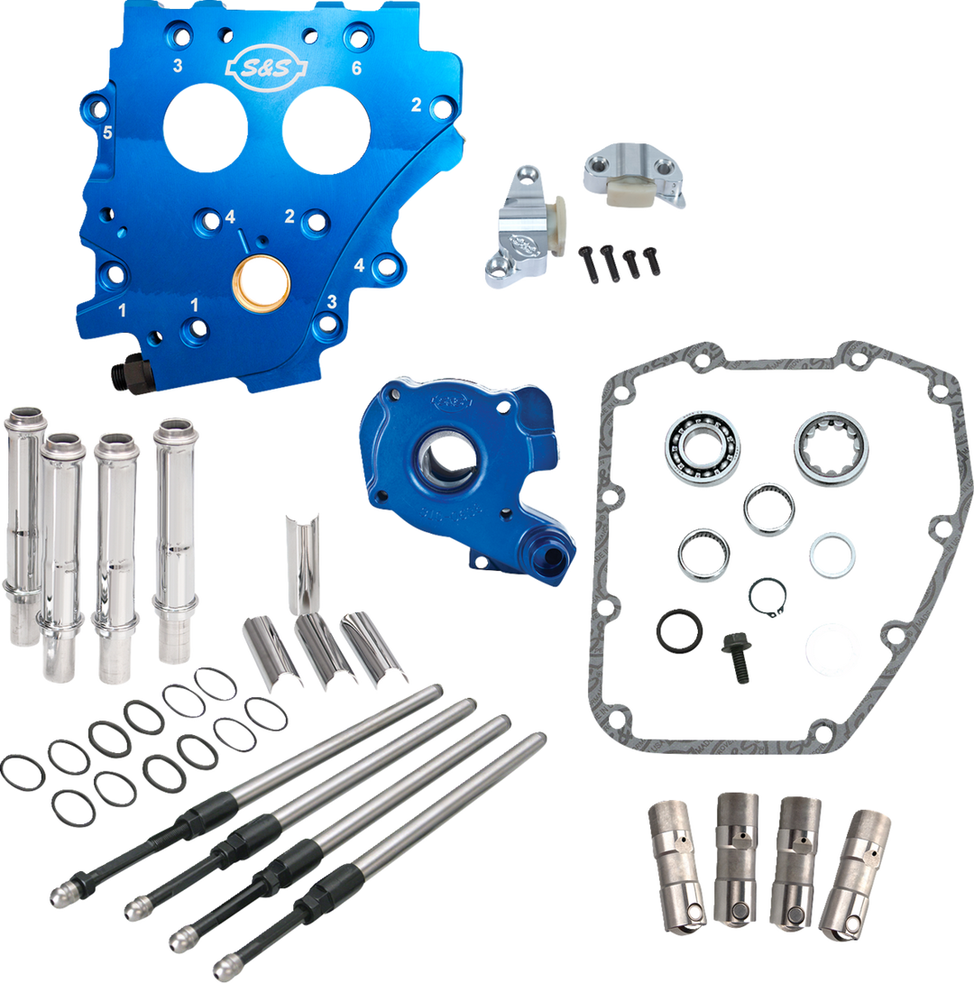S&S CYCLE Cam Chest Kit without Cams - Chain Drive - Chrome Pushrods - Twin Cam 310-1271