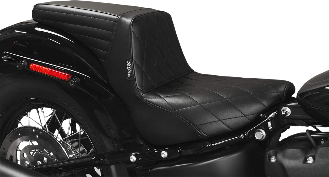 LE PERA Kickflip Seat - Diamond - Black - FX/FL '18-'23 LY-590DM