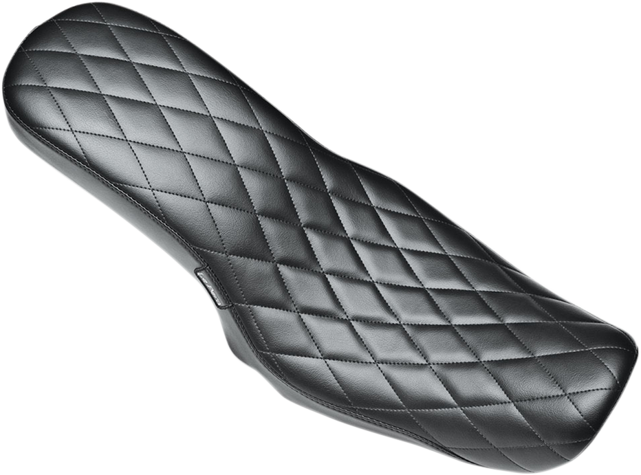LE PERA Cobra Full-Length Seat - Diamond - Black - FXD '06-'17 LK-071DM
