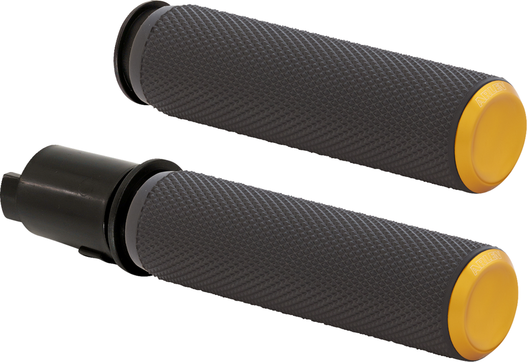 ARLEN NESS Knurled Grips - TBW - Gold 500-054