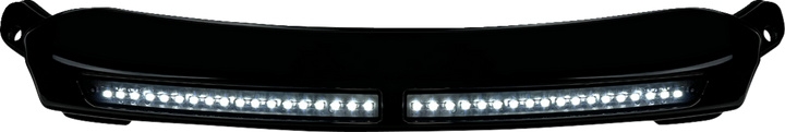 CUSTOM DYNAMICS LED Windshield Trim - Gloss Black CD-RG-CV-W-B