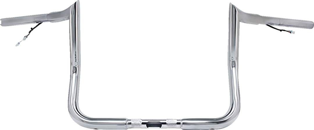 PAUL YAFFE BAGGER NATION Pre-Wired Handlebar - Monkey Bar - 8" - Chrome PYO:MBBPW-8 C