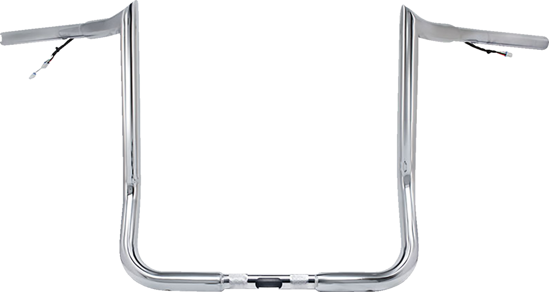 PAUL YAFFE BAGGER NATION Pre-Wired Handlebar - Monkey Bar - 12" - Chrome PYO:MBBPW-12 C