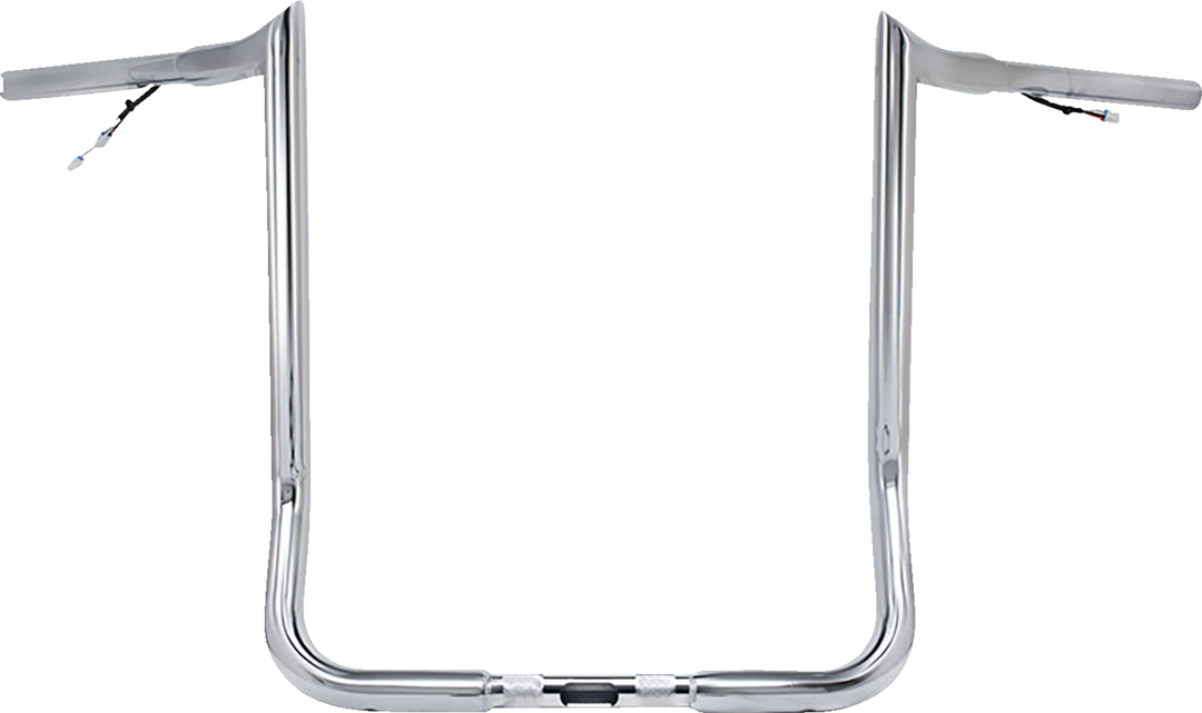 PAUL YAFFE BAGGER NATION Pre-Wired Handlebar - Monkey Bar - 14" - Chrome PYO:MBBPW-14 C