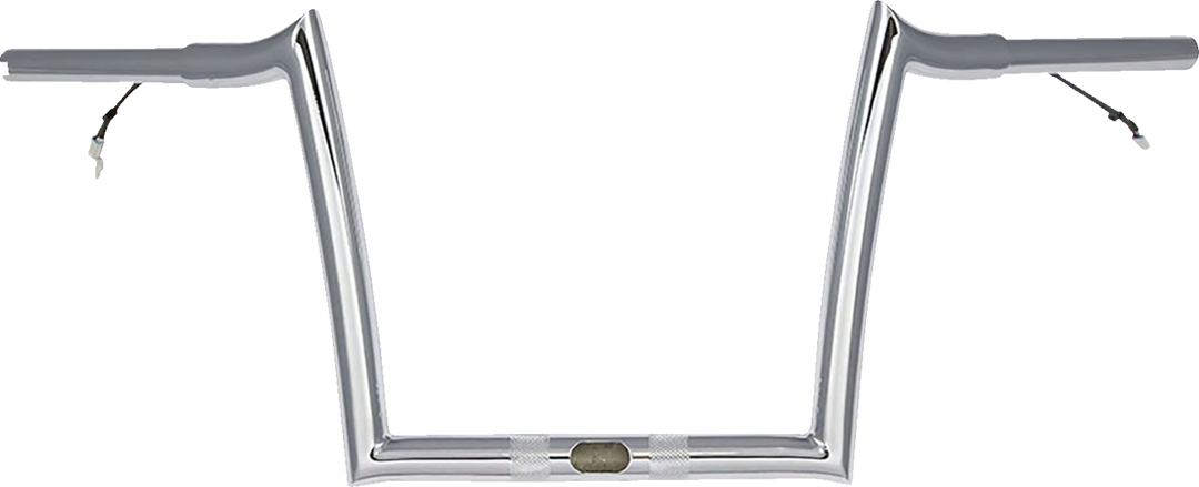 PAUL YAFFE BAGGER NATION Pre-Wired Handlebar - OEM - 10" - Chrome PYO:OEMPW-15L-10 C