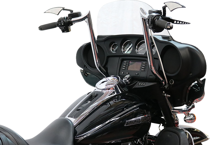 PAUL YAFFE BAGGER NATION Pre-Wired Handlebar - Monkey Bar - 16" - Chrome PYO:MBBPW-16 C