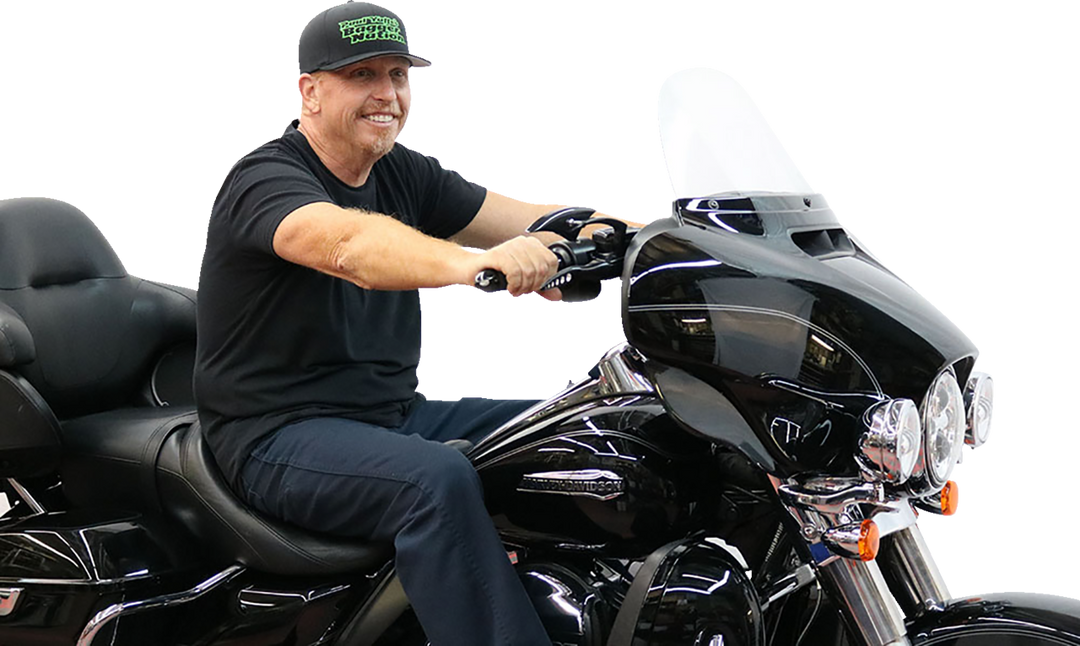 PAUL YAFFE BAGGER NATION Pre-Wired Handlebar - Monkey Bar - 8" - Chrome PYO:MBBPW-8 C