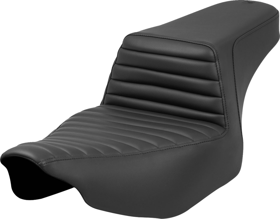 SADDLEMEN Step-Up Seat - Tuck-n'-Roll - Black - Extended Reach - FL '23-'24 823-07E-171