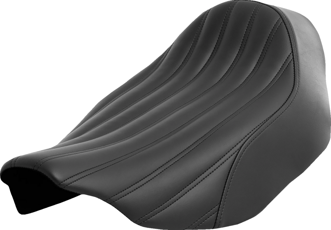 SADDLEMEN Renegade™ Knuckle Solo Seat - Black - FLH/FLT '23-'24 823-07-0023