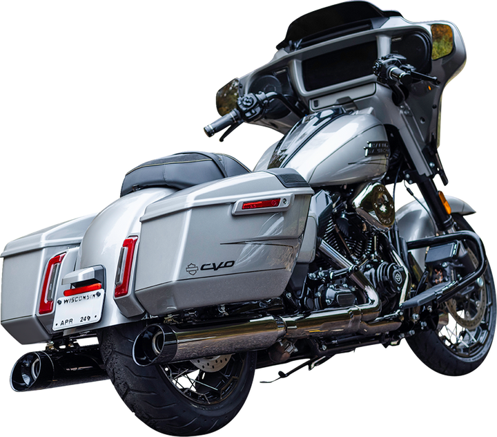 S&S CYCLE 4-1/2" MK45 Performance Slip-On Mufflers - Lava Chrome - 50-State 550-1113
