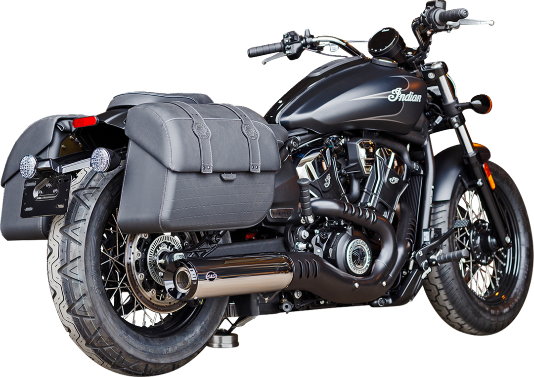 S&S CYCLE Grand National Slip-On Mufflers - Chrome - 50-State 550-1122