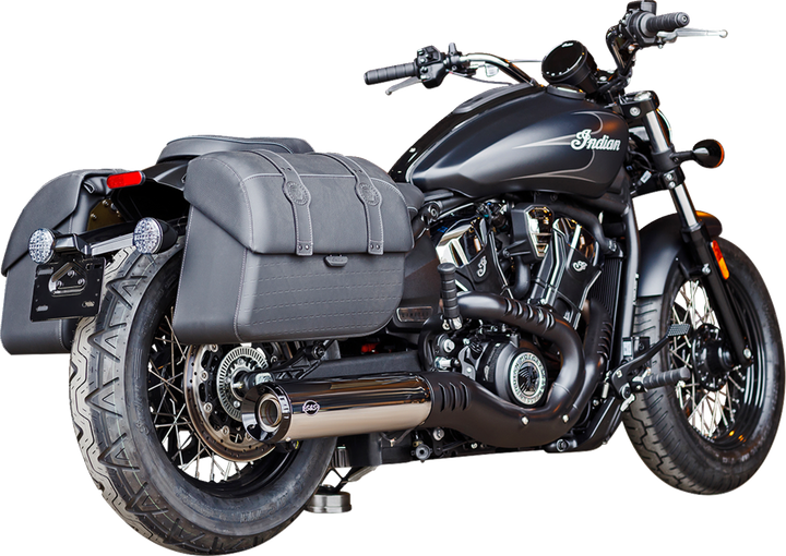 S&S CYCLE Grand National Slip-On Mufflers - Chrome - 50-State 550-1122