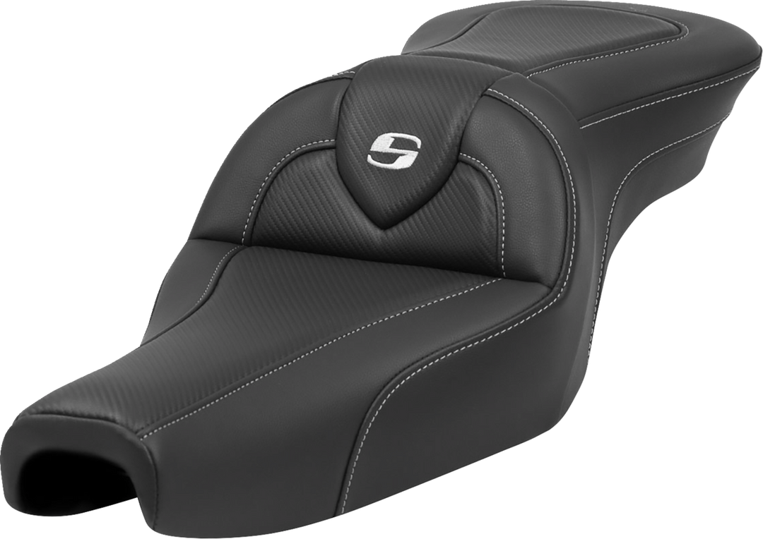 SADDLEMEN Roadsofa™ Seat - without Backrest - Carbon Fiber - XL '04-'22 807-11-185