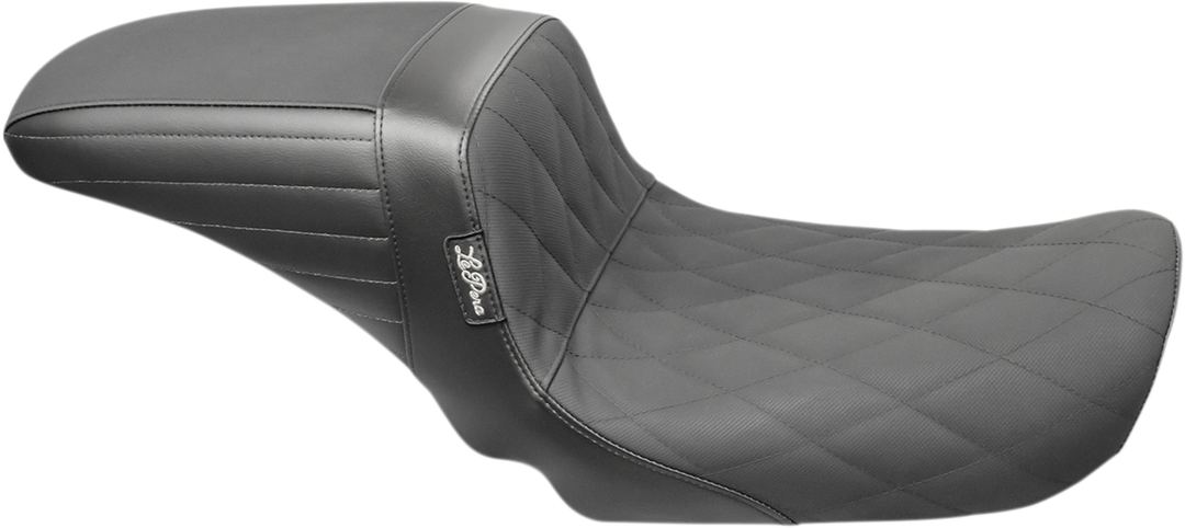 LE PERA Kickflip Daddy Long Legs Seat - Diamond w/ Gripp Tape - Black - FX '06-'17 LK-591DLDMGP