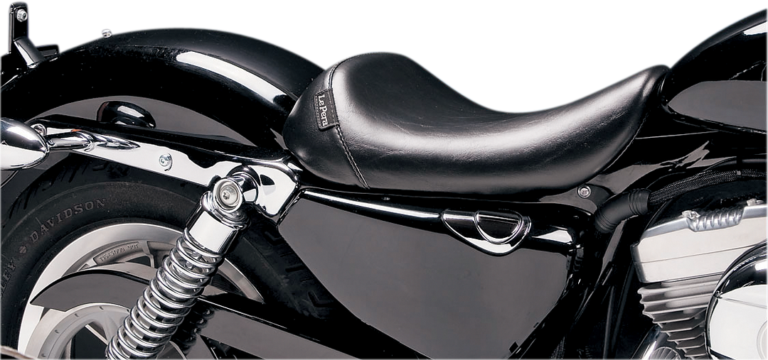 LE PERA Bare Bones Solo Seat - Smooth - Black - XL '04-'22 LF-006