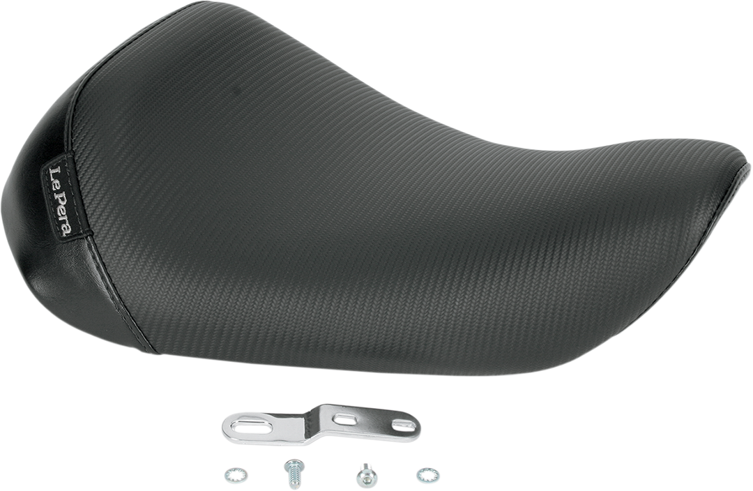 LE PERA Bare Bones Solo Seat - Carbon Fiber - Black - XL '04-'22 LF-006CB