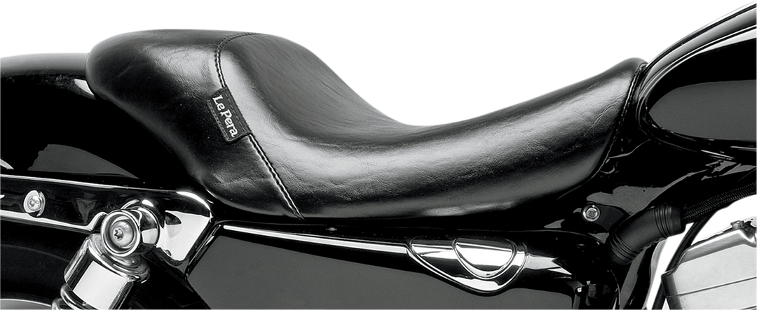 LE PERA Bare Bones Solo Seat - Smooth - Black - XL '07-'09 LCK-006