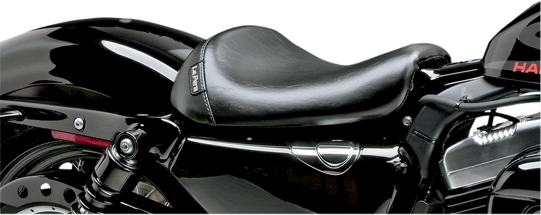 LE PERA Bare Bones Solo Seat - Smooth - Black - XL '04-'22 LK-006