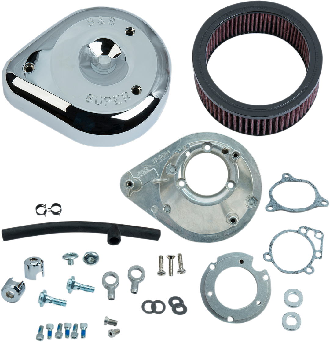 S&S CYCLE Teardrop Air Cleaner Kit - Twin Cam - Chrome - 170-0305B